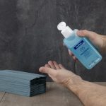 Jantex C Fold Paper Hand Towels Blue 1-ply 2880 sheets - Image 5