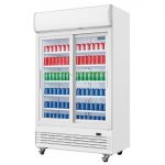Polar G-Series Upright Display Cooler with Light Box 950Ltr with Sliding Doors - Image 2