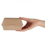 Colpac Compostable Kraft Burger Boxes Large 135mm (250 Pack) - Image 3
