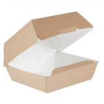 Colpac Compostable Kraft Burger Boxes Large 135mm (250 Pack) - Image 4