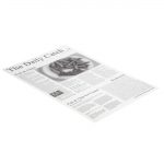 Greaseproof Paper Sheets Newspaper Print 270 x 420mm (500 Pack) - Image 2