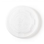 Vegware Compostable Hot Food Pot Flat Lids 350ml / 12oz and 455ml / 16oz (500 Pack) - Image 3