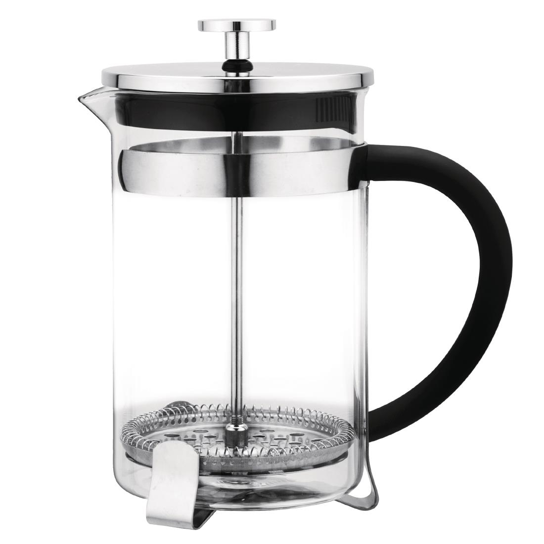 gf233_contemporary-cafetiere1.jpg Olympia Contemporary Glass Cafetiere 12 Cup - Image 1