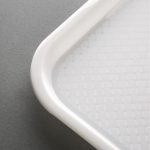 Olympia Kristallon Polypropylene Fast Food Tray White Medium 415mm - Image 3