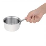 Vogue Stainless Steel and Aluminium Tri-Wall Mini Saucepan 9cm - Image 4