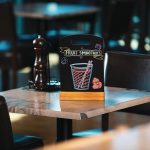 Olympia Freestanding Table Top Blackboard 315 x 212mm - Image 3