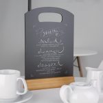 Olympia Freestanding Table Top Blackboard 315 x 212mm - Image 8