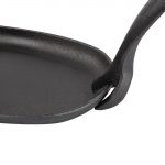 Olympia Cast Iron Oval Sizzler Platter 240x140mm - Image 3