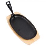 Olympia Cast Iron Oval Sizzler Platter 240x140mm - Image 6