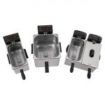 Caterlite Light Duty Countertop Electric Fryer 2x2kW - Image 3