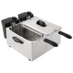 Caterlite Light Duty Countertop Electric Fryer 2x2kW - Image 5