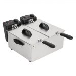 Caterlite Light Duty Countertop Electric Fryer 2x2kW - Image 7