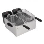 Caterlite Light Duty Countertop Electric Fryer 2x2kW - Image 8