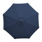 Bolero Round Parasol 3m Diameter Navy Blue - Image 6