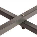 Bolero Round Steel Patterned Bistro Table Grey 600mm - Image 8