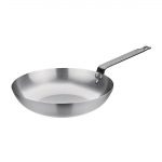 Vogue Carbon Steel Wok 280mm - Image 2