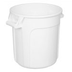 Vogue Polypropylene Round Container Bin White 38Ltr - Image 2