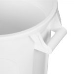 Vogue Polypropylene Round Container Bin White 38Ltr - Image 3