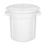 Vogue Polypropylene Round Container Bin White 38Ltr - Image 4