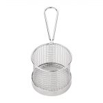 Olympia Chip Basket Round with Handle 95mm - Image 4