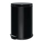 Bolero Pedal Bin Black 20Ltr