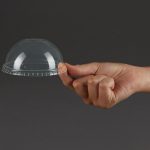 Vegware Compostable Cold Cup Domed Lids 340ml / 12oz and 455ml / 16oz (1000 Pack) - Image 3