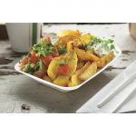 Vegware Compostable Bagasse Chip Trays 175mm (500 Pack) - Image 5
