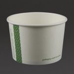 Vegware Compostable Hot Food Pots 230ml / 8oz (1000 Pack)