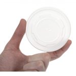 Vegware Compostable Hot Food Pot Flat Lids 170ml / 6oz and 230ml / 8oz - Image 4