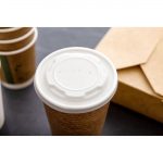 Vegware Compostable Hot Food Pot Flat Lids 170ml / 6oz and 230ml / 8oz - Image 5