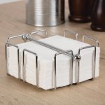 Olympia Cocktail Napkin Holder with Weight 140 x 140mm - Image 6