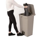 Jantex Pedal Bin Beige 87Ltr - Image 6