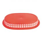 Olympia Oval Polypropylene Food Baskets Red (6 Pack) - Image 3