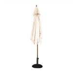 Bolero Square Pulley Parasol 2.5m Wide Cream - Image 2
