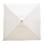 Bolero Square Pulley Parasol 2.5m Wide Cream - Image 5