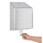 Jantex Stainless Steel Centrefeed Roll Dispenser - Image 6