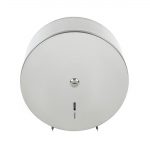 Jantex Stainless Steel Jumbo Roll Tissue Dispenser - Image 6