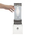 Jantex Stainless Steel Soap and Hand Sanitiser Dispenser 1Ltr - Image 5