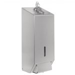 Jantex Stainless Steel Soap and Hand Sanitiser Dispenser 1Ltr