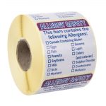 Hygiplas Allergen Food Labels (500 Pack) - Image 2