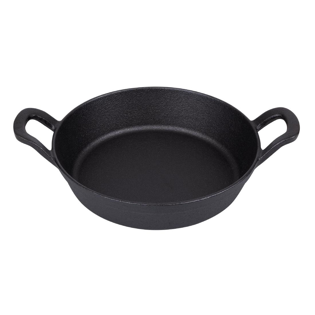 gj554_upd25-4046.jpg Olympia Round Cast Iron Eared Dish 180mm - Image 1