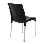 Stacking Bistro Side Chairs Black (4 Pack) - Image 6