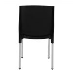 Stacking Bistro Side Chairs Black (4 Pack) - Image 7