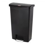 Rubbermaid Slim Jim Front Step-On Pedal Bin Black 68Ltr - Image 6