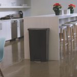 Rubbermaid Slim Jim Front Step-On Pedal Bin Black 68Ltr - Image 5