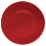 Olympia Cafe Saucer Red (Fits GK073) - 158mm 6 1/4" (Box 12)