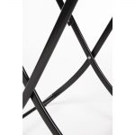 Bolero Square PE Wicker Folding Table Black 600mm - Image 10