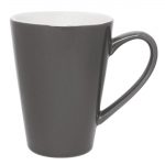 Olympia Cafe Latte Cups Charcoal 340ml (12 Pack)