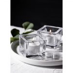 Olympia Glasses Tealight Holders Square Clear (6 Pack) - Image 6