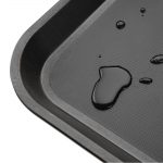 Olympia Kristallon Tray with Non-Slip Silicone Surface Black 455mm - Image 5